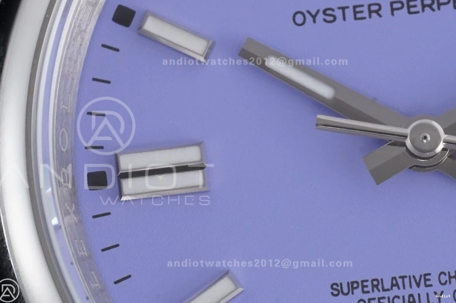 904L Steel Edition Perpetual VR3230 KRF 36mm 1:1 126000 Best Oyster Lavender Dial 0209